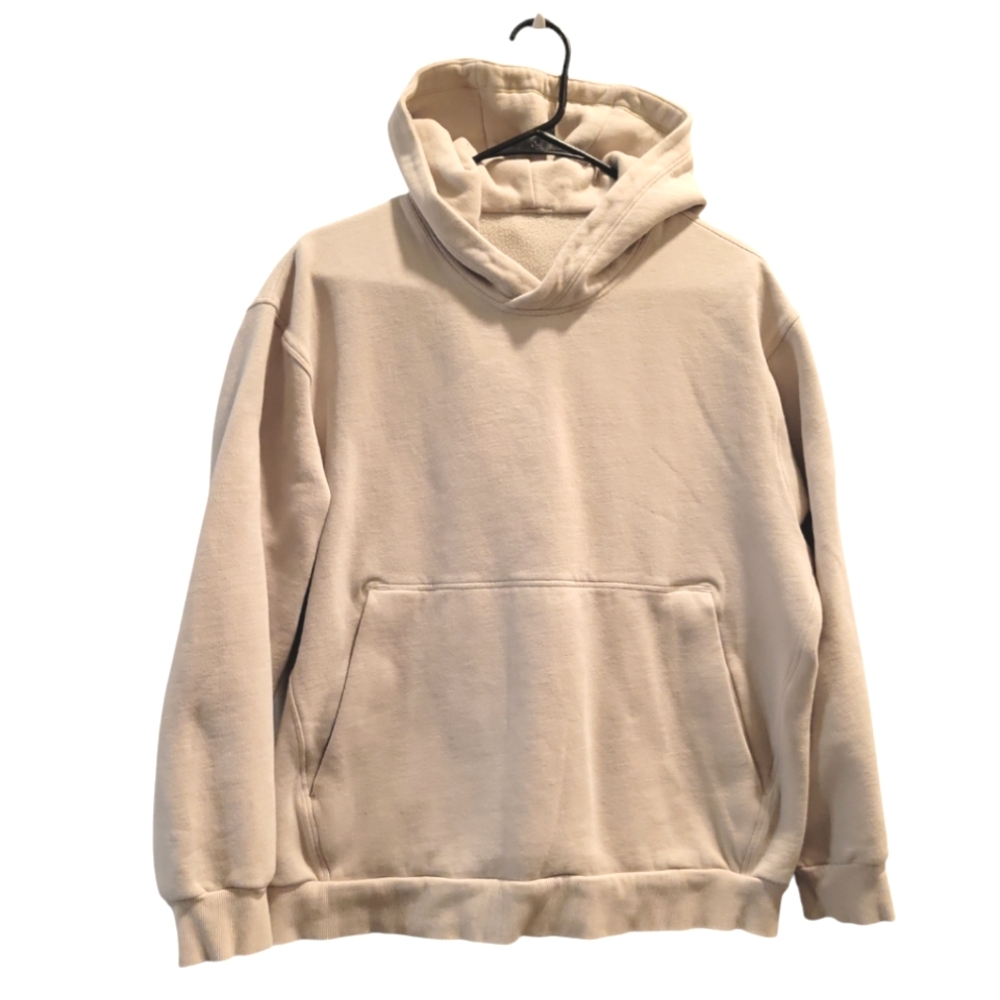 Lululemon Men's Steady State Pullover Hoodie Mojave Tan LM3ERZS Mediun